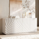 Buffet Cabinet with Storage - Modern 4-Door Sideboard
