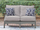 Cove Beach - Loveseat With Cushion - Gray by Unique Piece Furniture