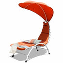 Patio Hanging Swing Hammock Chaise Lounger Chair with Canopy by LJGDeals
