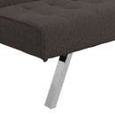 Modern Sofa Bed With Wood Frame And Stainless Legs by HouseOfZazla
