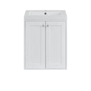 James Martin Chianti 24" Floating Single Bathroom Vanity, Glossy White