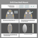 Modern Oval Full Length Wall Mirror