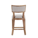 26.5" Upholstered Counter Stools Set of 2 with Comfy Back by HouseOfZazla