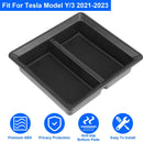 Center Console Organizer Tray Fit For 2021 2022 2023 Tesla Model 3 Model Y Armrest Drawer Storage Box with 2Pcs Silicone Pads