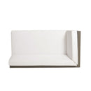 Brava X-Back 4-Piece White Outdoor Sofa Set