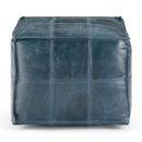 Manning - Square Pouf - Teal