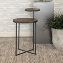 2 Tier Accent Table - Brown by HouseOfZazla