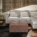 Avalon - Square Coffee Table, Storage Ottoman by HouseOfZazla