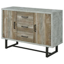 Sedona - 3 Drawer Cabinet - Oak by HouseOfZazla