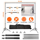 Photography Backdrop Stand 6.5x10ft Adjustable Heavy Duty