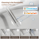 Smart Toilet Bidet Combo with Foot Sensor and Remote Control by HouseOfZazla