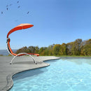 Patio Hanging Swing Hammock Chaise Lounger Chair with Canopy by LJGDeals