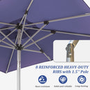 Rectangle Patio Umbrella with Crank Lift and Tilt Function by HouseOfZazla