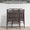 Brown 2-Piece Folding Chair, No Assembly Required by HouseOfZazla