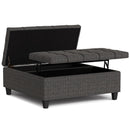 Harrison - Upholstered Coffee Table Storage Ottoman by Unique Piece Furniture