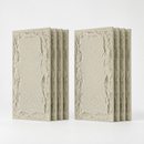 3D Faux Stone Wall Panels - 8 PCS PU Wainscoting Panel