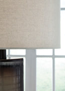 Dingerly - Glass Table Lamp - Brown