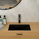 Modern Ceramic Undermount Bathroom Sink With Overflow, High Quality by HouseOfZazla