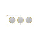 3 Mirror Piece Wall Mirror InRectangular Frame, Home Wall Decor For Bedroom Living Room by HouseOfZazla