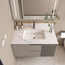 Bianco Carrara Venato Marble Vanity Top With Pre Drilled Faucet Hole And Undermount Sink by HouseOfZazla