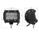 4 PCS 4Ó 18W Dual Row LED Waterproof Spot Light Pod Cube Light