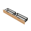 Full Size Convertible Bunk Bed With 2 Drawers Durable - Black by HouseOfZazla