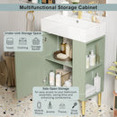 Bathroom Vanity, Combo Cabinet, Bathroom Storage Cabinet, Single Ceramic Sink by HouseOfZazla