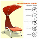 Patio Hanging Swing Hammock Chaise Lounger Chair with Canopy by LJGDeals