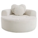 Round Sofa Bed with Memory Foam Sectional Couch