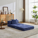 Convertible Floor Sofa Bed With Fixed Shape Frame For Living Room by HouseOfZazla