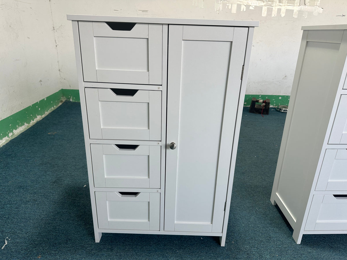 Bathroom Storage Cabinet with 4 Drawers and 1 Door, photo 8 of 10