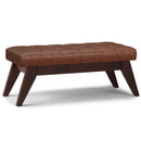 Draper - Upholstered Mid Century Tufted Ottoman Bench by Unique Piece Furniture