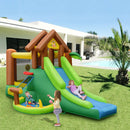 Kids Inflatable Jungle Bounce House Castle including Bag without Blower by LJGDeals