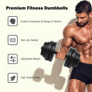 66 lbs Adjustable Weight Dumbbell Set by LJGDeals
