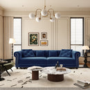 3 In 1 Convertible Sleeper Sofa Bed With Movable Ottoman