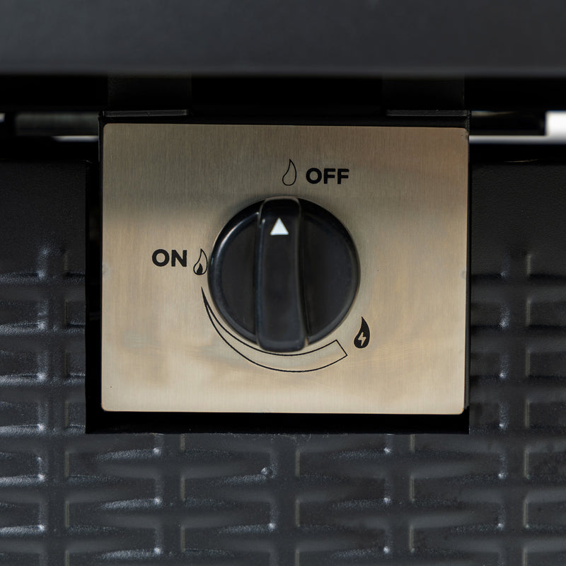 28-inch Iron Square Propane Fire Pit Table