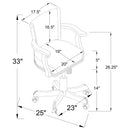 Upholstered Game Chair & Casters - Brown by HouseOfZazla