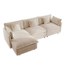 Free Combination Comfy Upholstery Modular Oversized L Shaped Sectional Sofa