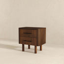 Logan - Nightsd Bed Side Tables With 2 Drawers - Brown by HouseOfZazla