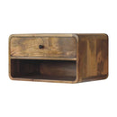 Curve Upper Slot Floating Nightstand by Unique Piece Furniture