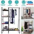 Garment Hanging Rack with Shelves and Wardrobe Display by LJGDeals