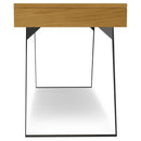 Handcrafted Acacia Hardwood Desk with Keyboard Tray