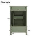 Modern Small Bathroom Vanity Cabinet With Ceramic Basin, Ample Storage, 1 Soft Close Door by HouseOfZazla
