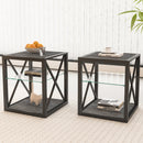 Set of 2 Modern End Tables for Bedroom & Living Room by HouseOfZazla