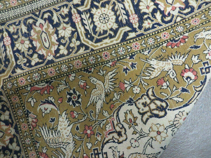 3' X 5' Fine Handmade Chinese Silk Rug Deer Birds Hand Knotted One Of A Kind