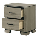 Joanna - Nightstand - Weathered Gray by Unique Piece Furniture