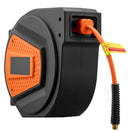 Retractable Air Hose Reel, 1/4 Inch x 50 FT Hybrid Air Hose Max 300PSI by HouseOfZazla