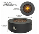 40' Round Outdoor Propane Fire Pit Table