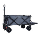 Foldable Wagon with Extended Tailgate and Large All-Terrain Wheels by HouseOfZazla