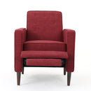 Mid-Century Modern Recliner With Button Tufted Waffle Stitch by HouseOfZazla